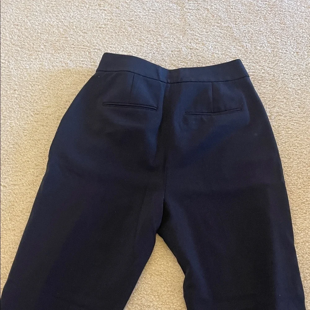 Alexander Wang Women's Navy Pants with Zipper Accent - Picture 6 of 7